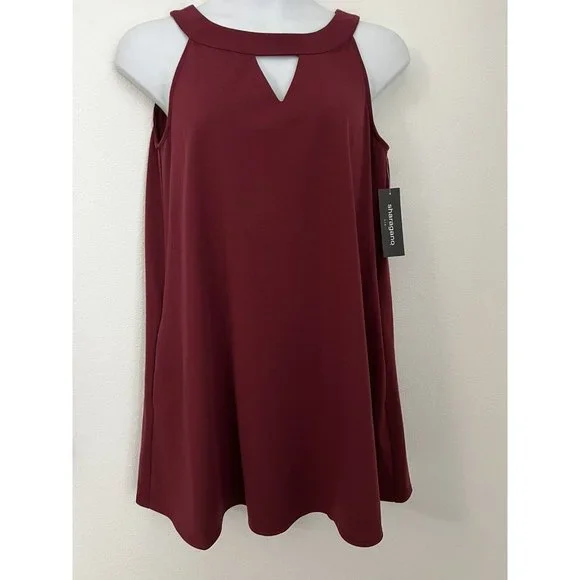 Sharango | Dresses | New Sharagano Womens Swing Dress Sleeveless Burgundy Red Size 2 Fall Holiday | Poshmark Sharango | Dresses | New Sharagano Womens Swing Dress Sleeveless Burgundy Red Size 2 Fall Holiday | Poshmark